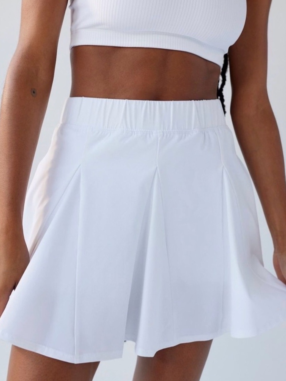 Year of Ours White Tennis Skort with Tag skater flare style XS skater - Picture 3 of 16